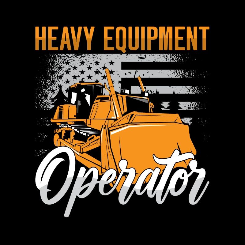 Excavator Bulldozer Construction Worker Gift