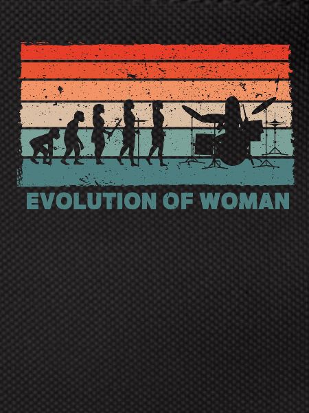 Retro Schlagzeuger Evolution Drummer