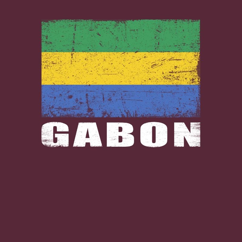Gabon Drapeau Grunge Gabon Drapeau