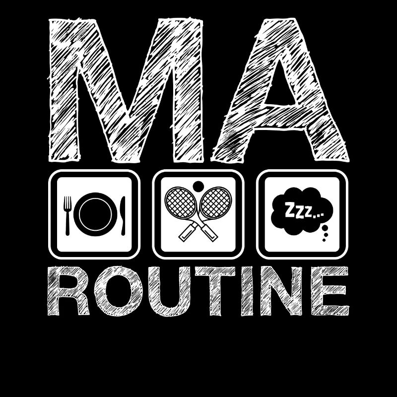 Ma routine Padel | logo et dessin Padel