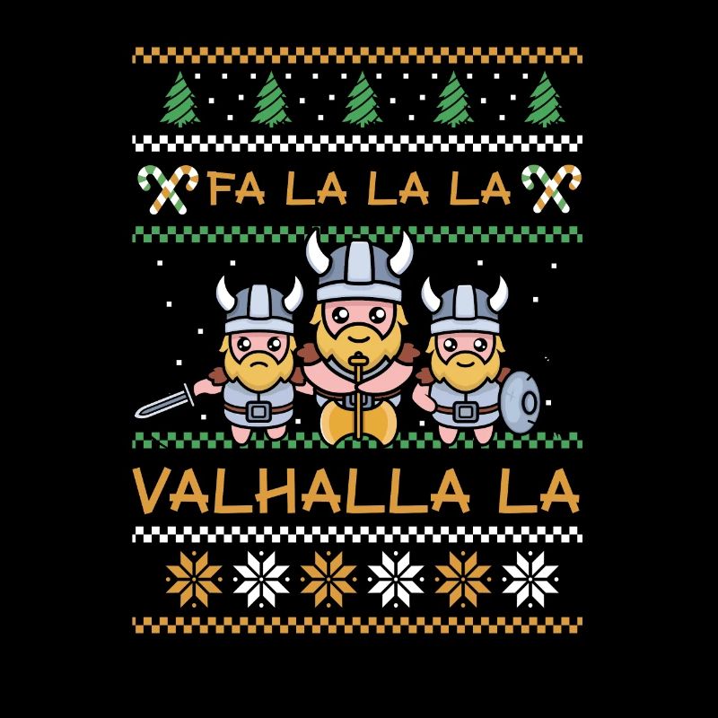 Noël Valhalla Ugly Christmas Design pour un Scandinave
