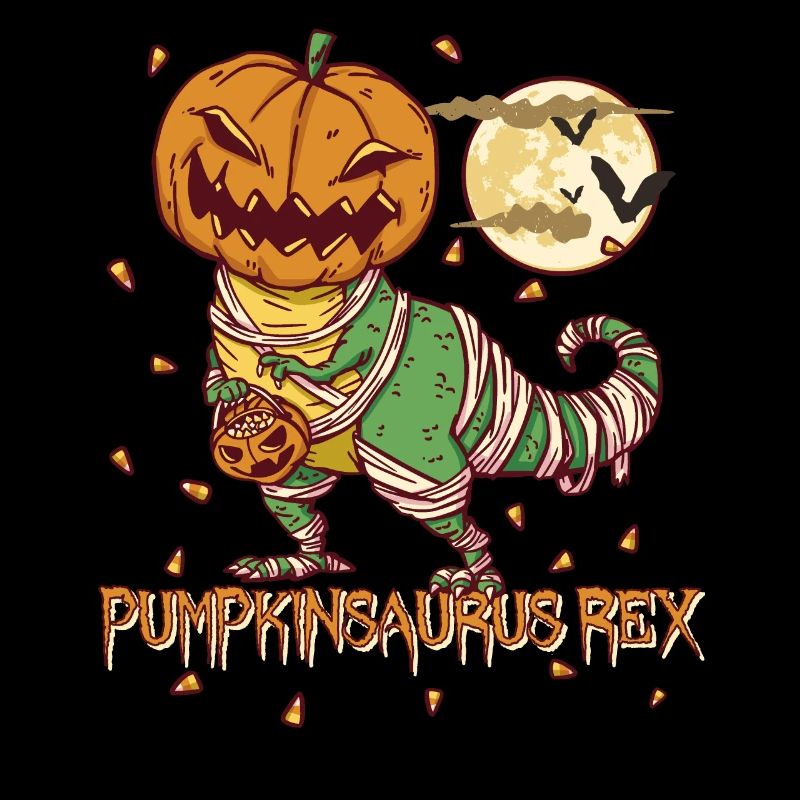 Pumpkinsaurus Dinosaure Drôle Halloween T Rex