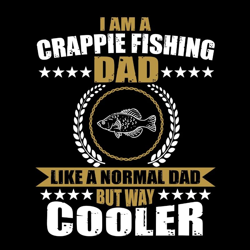 Funny Crappie Angler Papa
