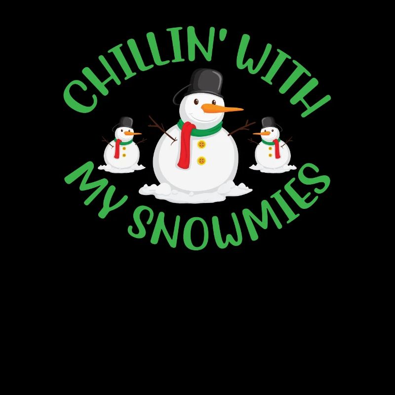 Chillin' mit meinen Snowmies Norweger Muster