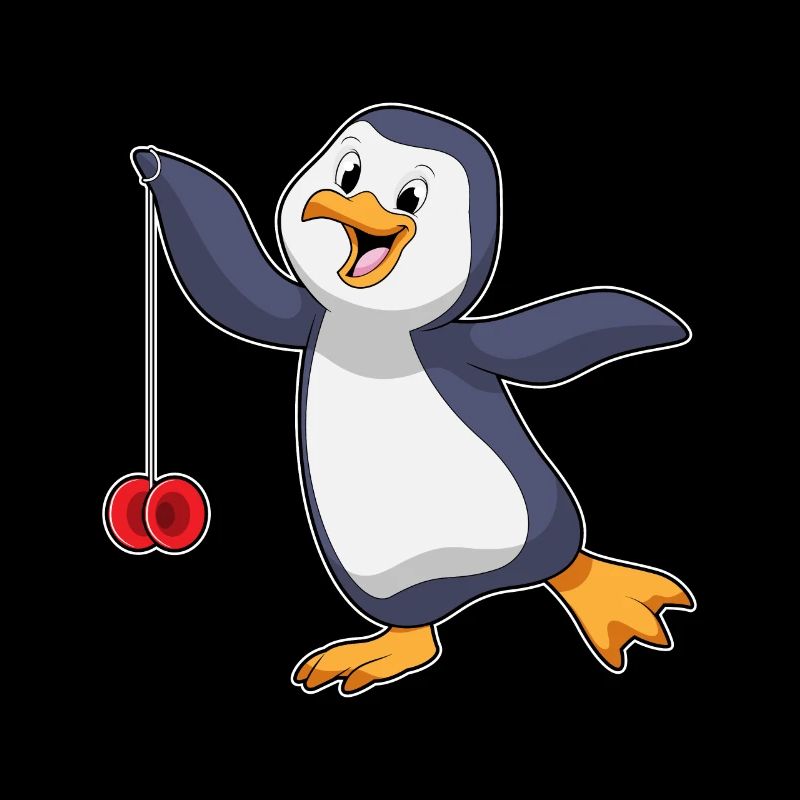 Pinguin mit Jojo