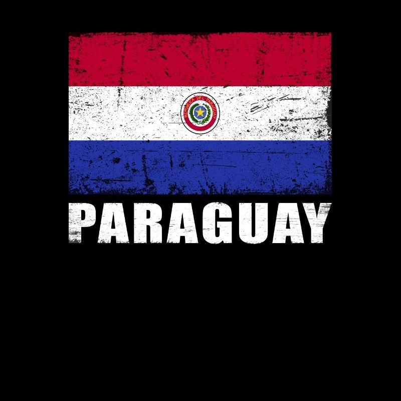 Drapeau du Paraguay Grunge Drapeau du Paraguay