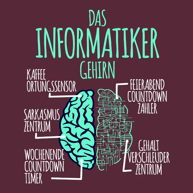 Informatiker Informatik Programmierer Nerd Geek