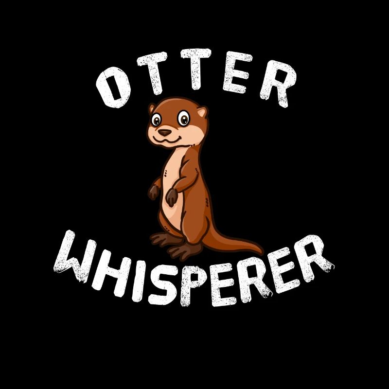 Funny Otter Lover Otter Whisperer Fish Otter