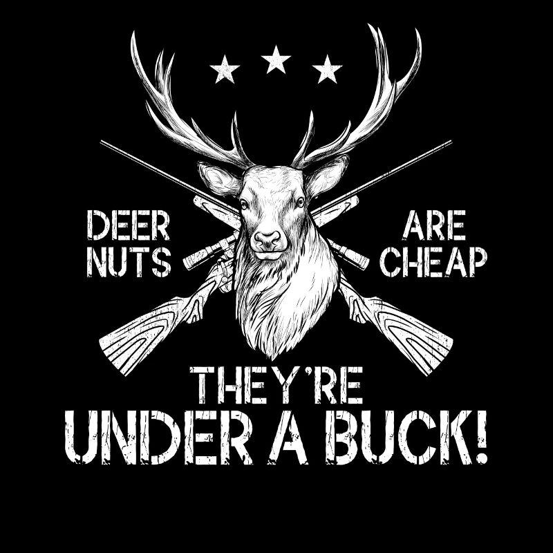 Buck Deer Hunting Hunter Pun Deer