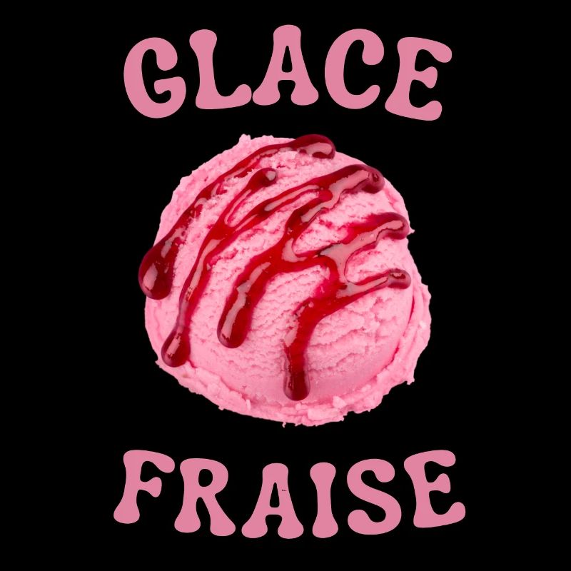 Juste une boule de glace à la fraise