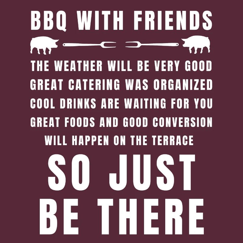 BBQ mit Freunden ist bereit, also sei einfach da