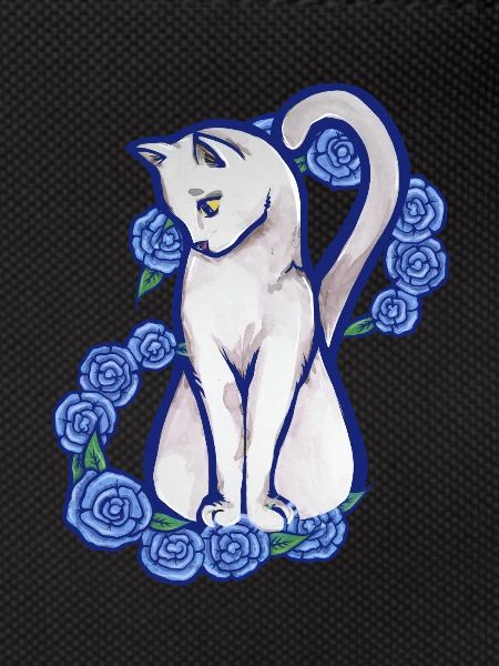 Chat blanc
