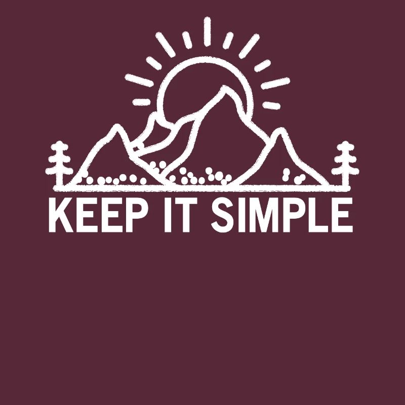 Keep It Simple Line Art Minimalist