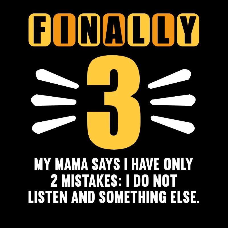 Finally 3 mom says have only 2 mistakes 3rd birthday