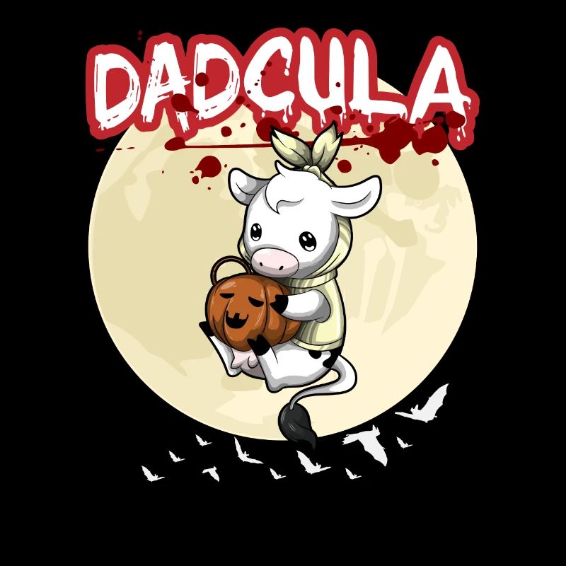 Dadcula Dracula Vampire Dad Funny Halloween Party