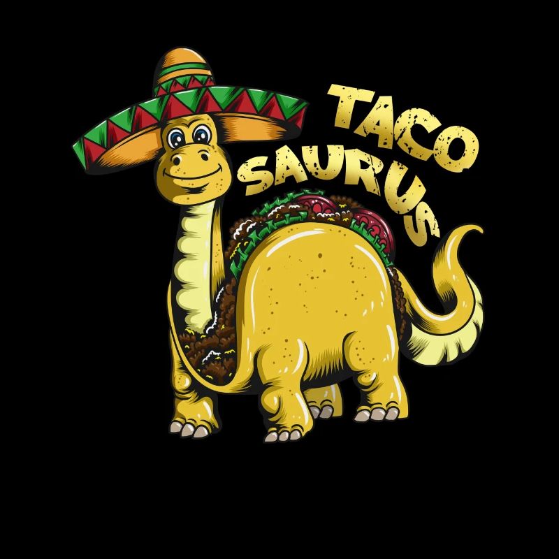 Brachiosaurus Dinosaure Tacosaurus Cinco de Mayo