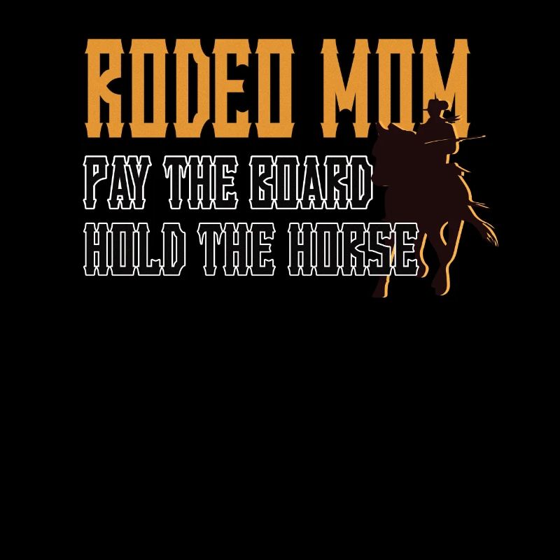 Rodeo Mama Stolze Rodeo-Reiter Mutter Geschenk
