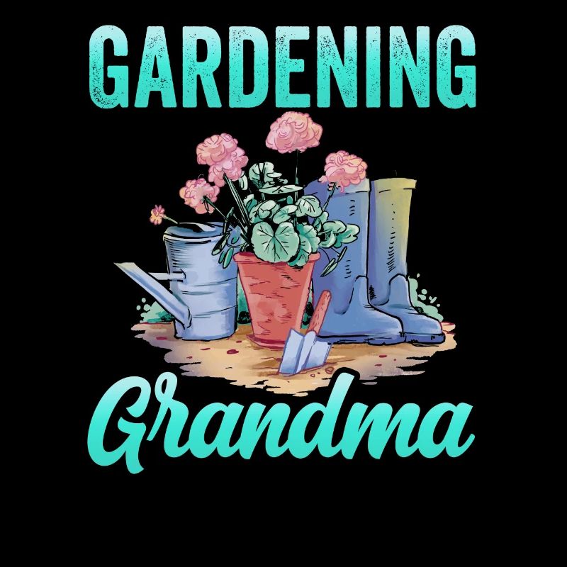 Gartenarbeit Oma Gärtnerin Garten Großmutter