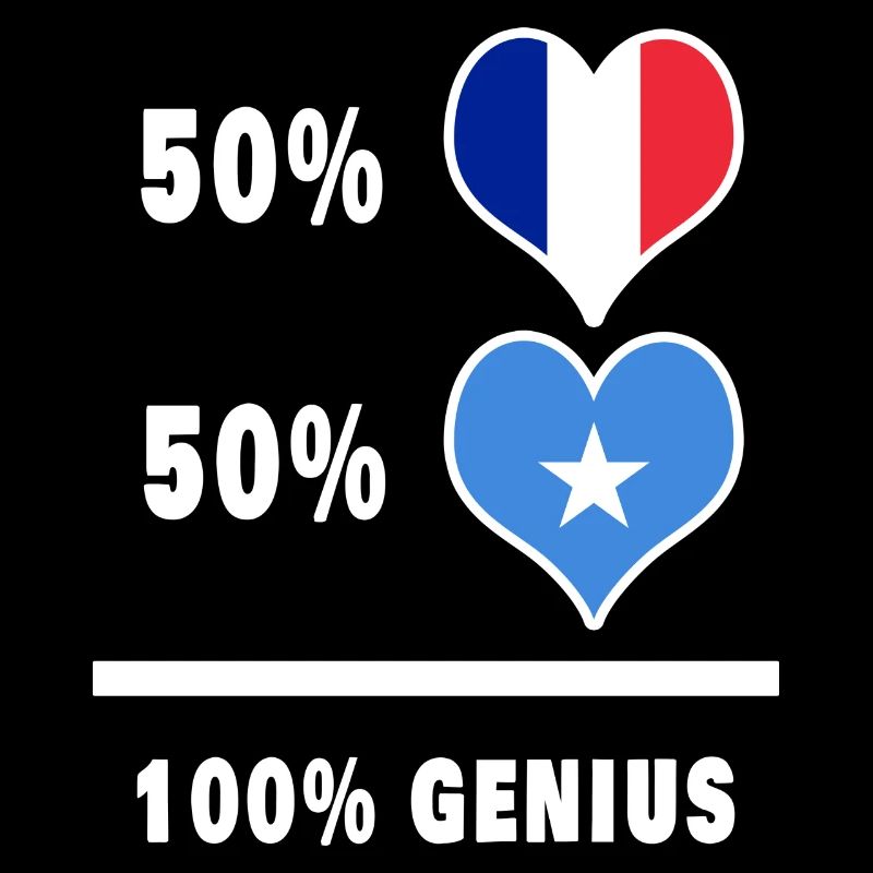 Frankreich und Somalia Genius / Geschenk