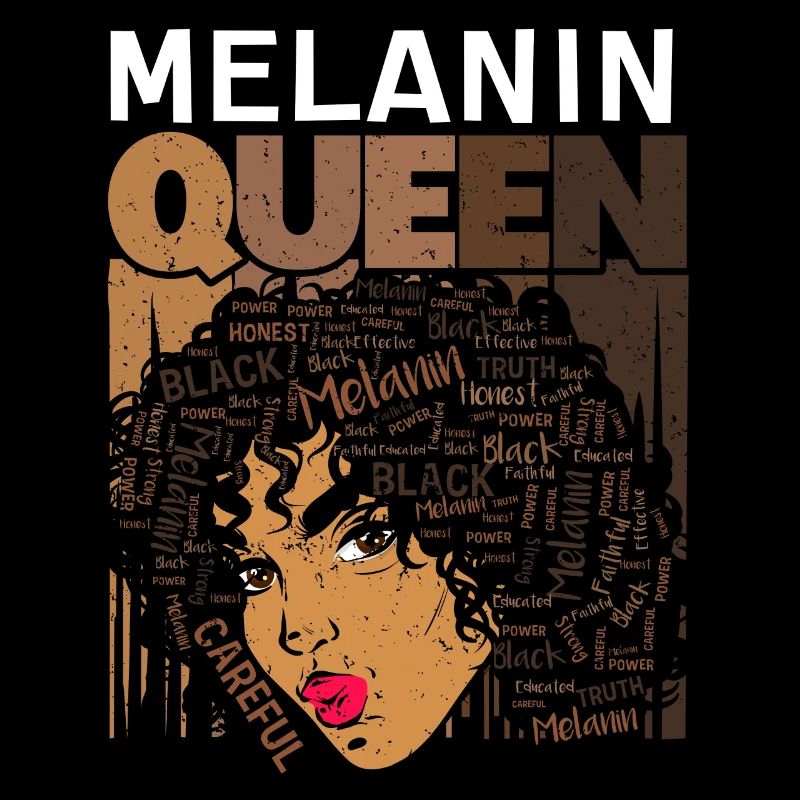 Melanin-Königin Stolzer Schwarzer