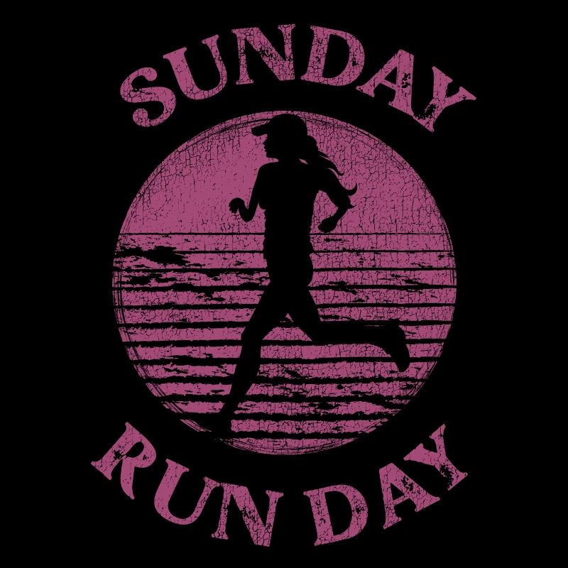 Running Runner Half Marathon Retro