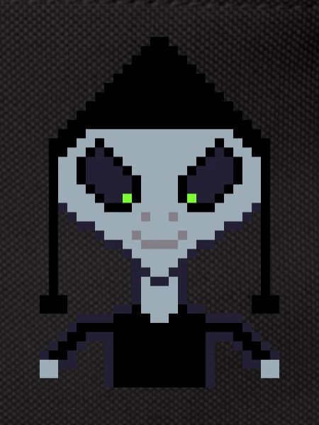 Pixel Alien "Black Boy"
