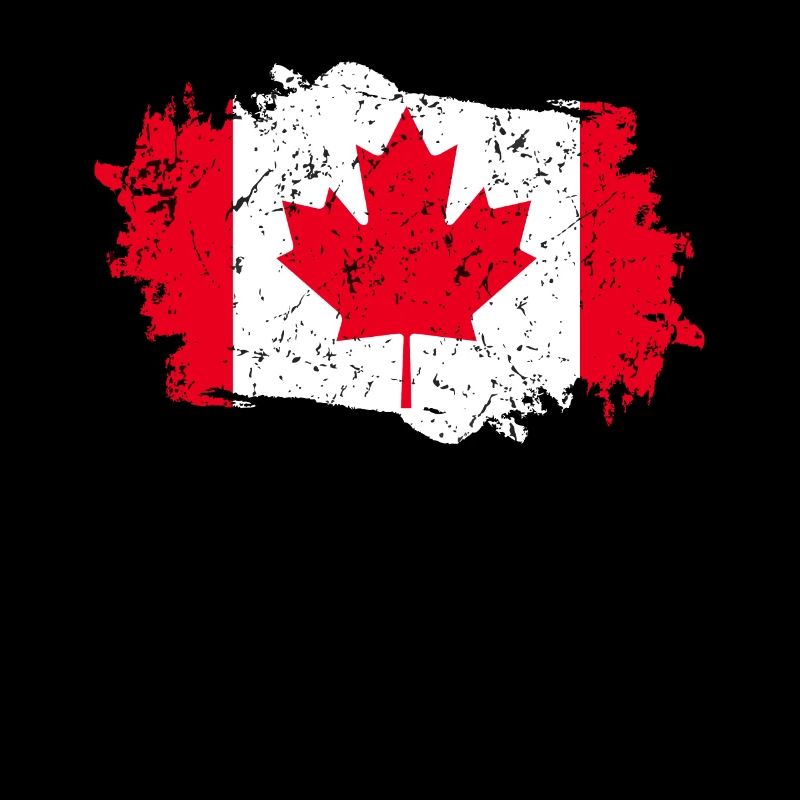 Drapeau du Canada Grunge Drapeau du Canada