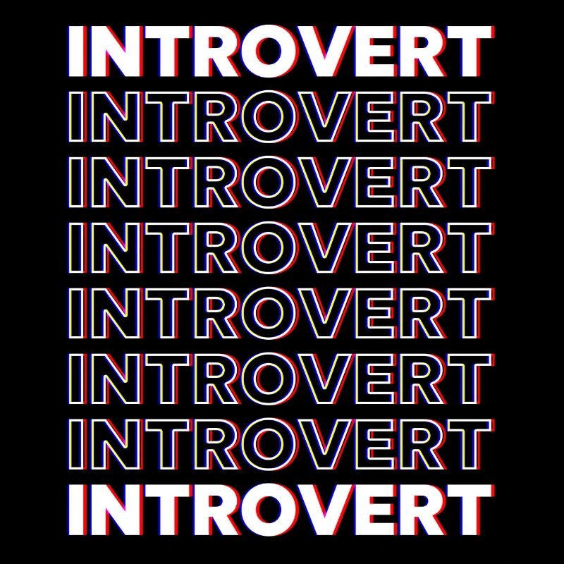 Introvertiert Sarkasmus Introvertierter Schüchtern