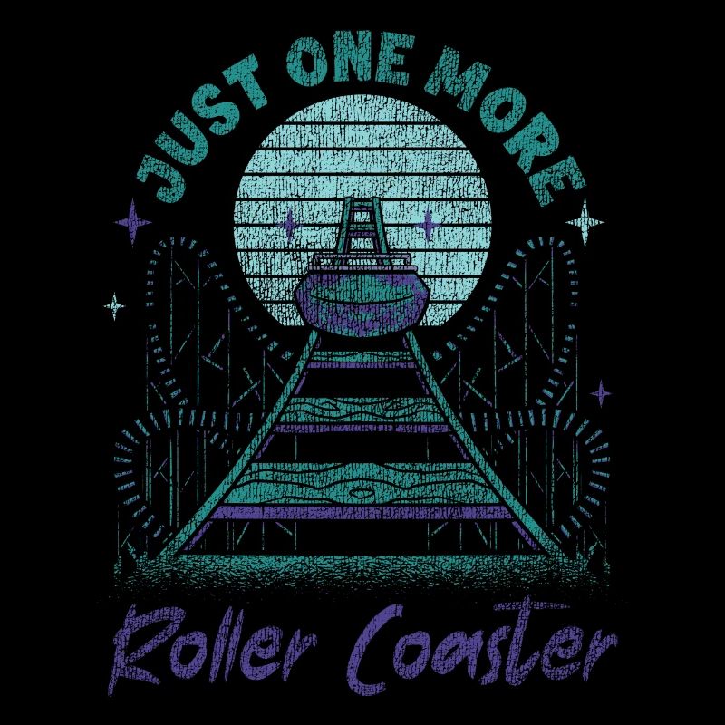 Roller Coaster Retro Vintage Just