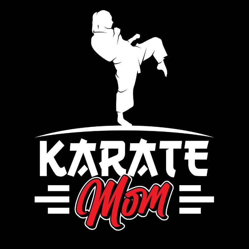 Karate Mutter Kampfsport Kampfkunst Kämpfer