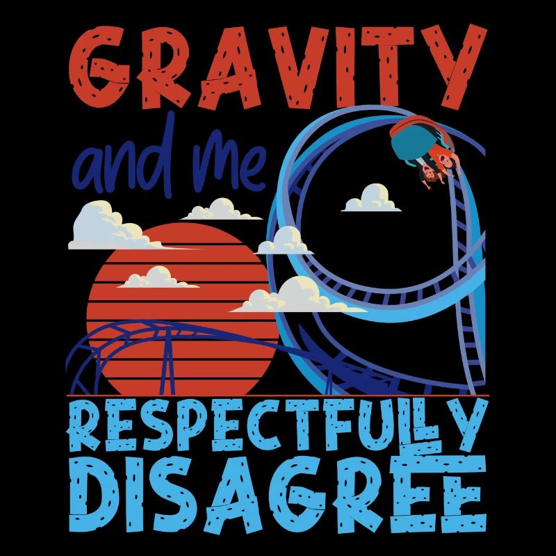 Montagnes russes Gravity et moi