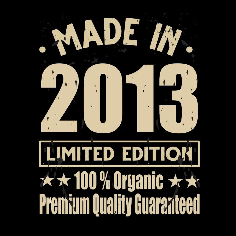 Made in 2013 Vintage Retro Limited Edition