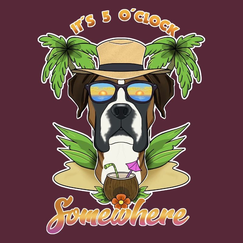 C’est 5 oclock quelque part en train de boire boxer