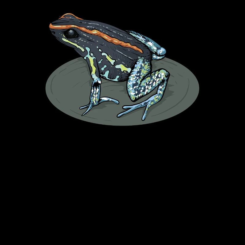 Poison Dart Frog I Toad Frog Motif for Amphibians
