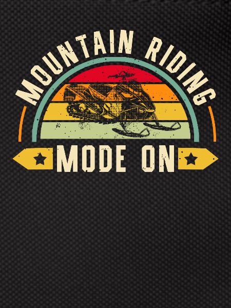 Snowmobile driver saying