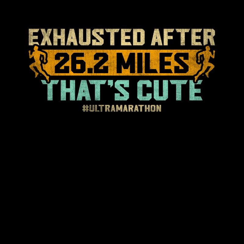 Exhausted After 26.2 Miles Ultramarathon