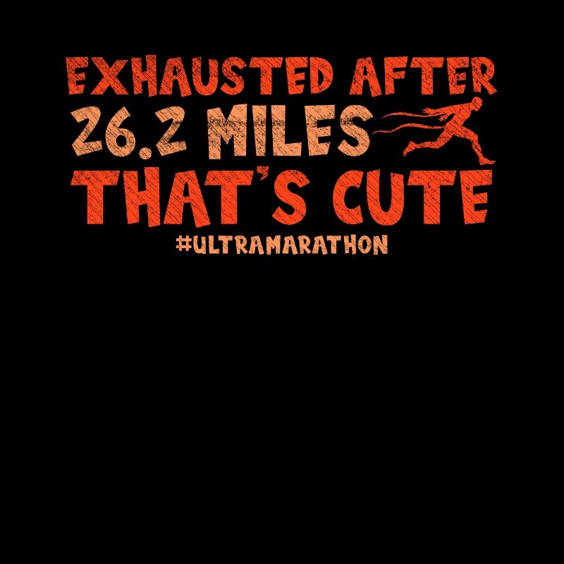 Exhausted After 26.2 Miles Ultramarathon