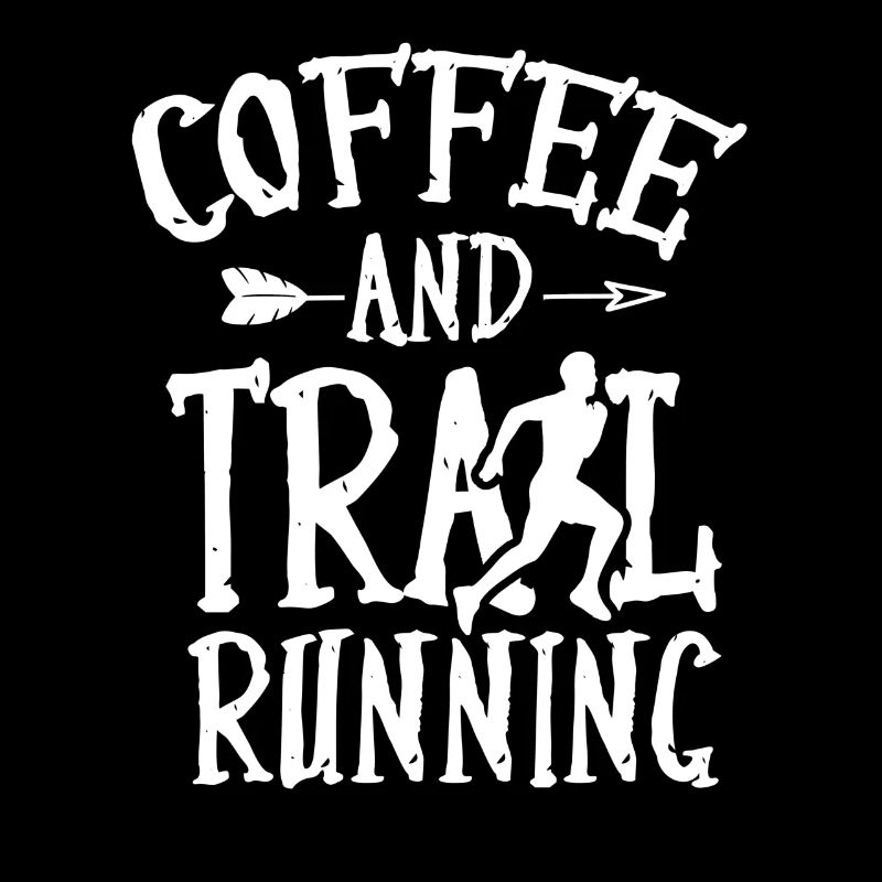 Café et Trail Running Course Trail Running Runner