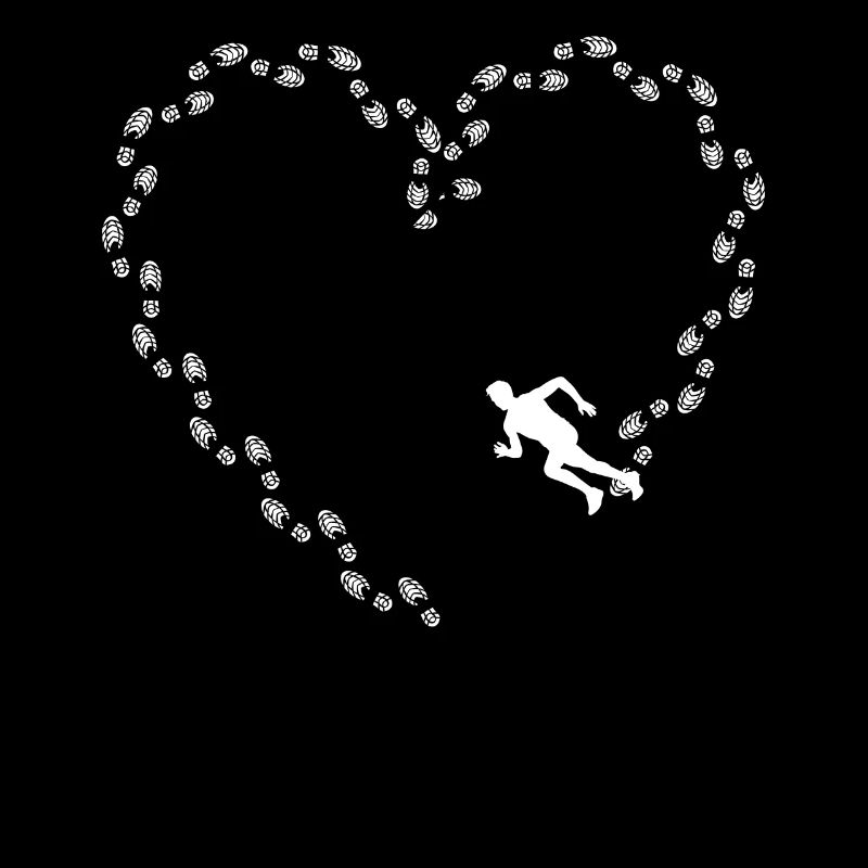 Running Runner Half Marathon Heart