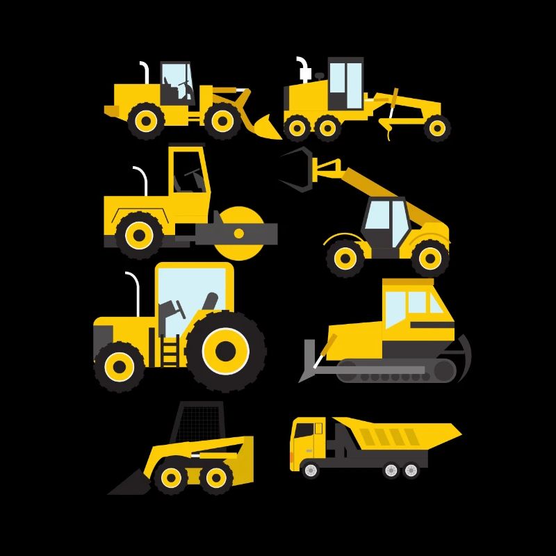 Baubagger Sammlung Funny Constructi