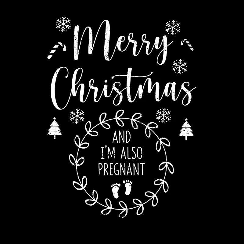 Annonce de bébé Noël Joyeux Noël Moi aussi