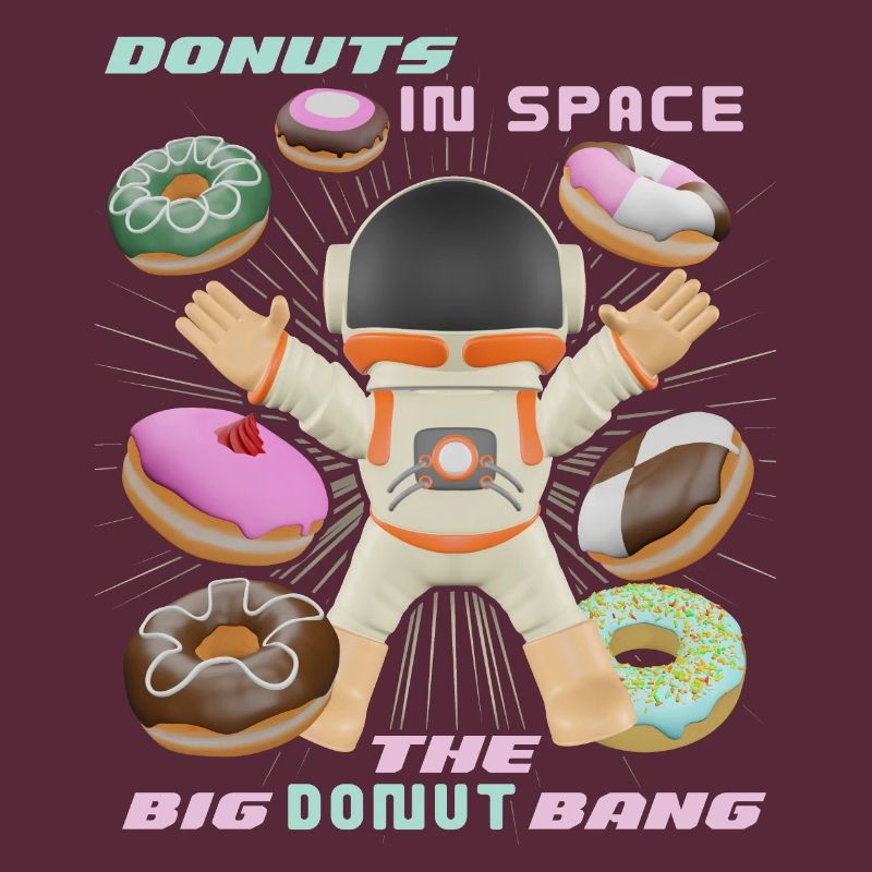 Donut space, beignets dans l’espace, drôle d’astronaute