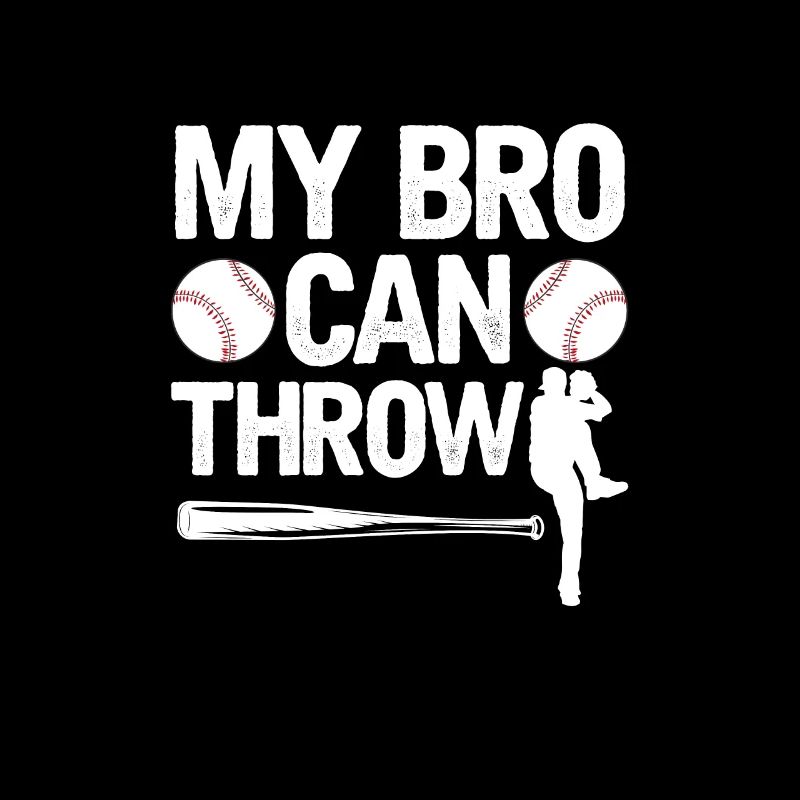 Bruder Baseball Geschwister Schwester Geschenk