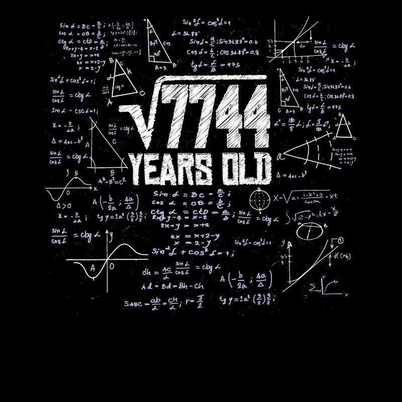 Quadratwurzel von 7744 Mathe Nerd 88. Geburtstag