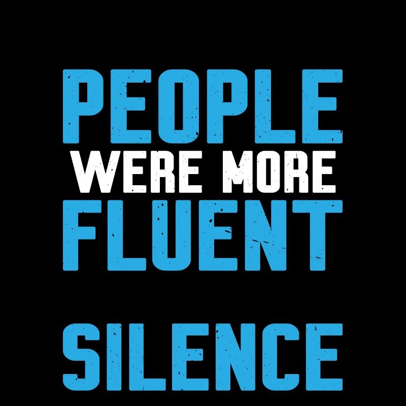 J’aimerais que les gens soient plus à l’aise dans le silence