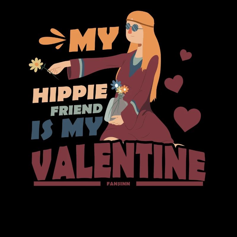 Mon ami hippie est mon Valentin