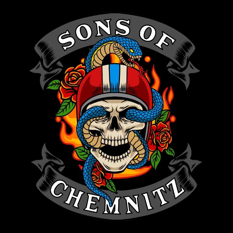 Chemnitz Biker Gift fils de Chemnitz