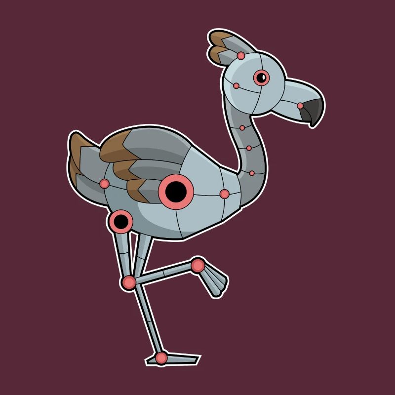 Flamingo comme robot