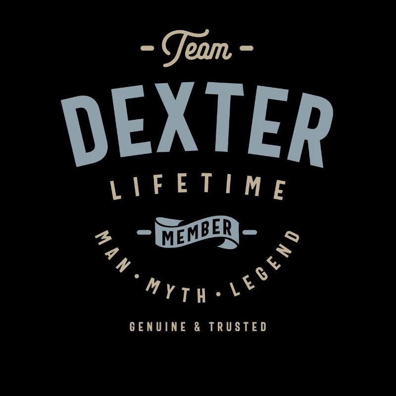 Team Dexter Lifetime Member Personalized Name
