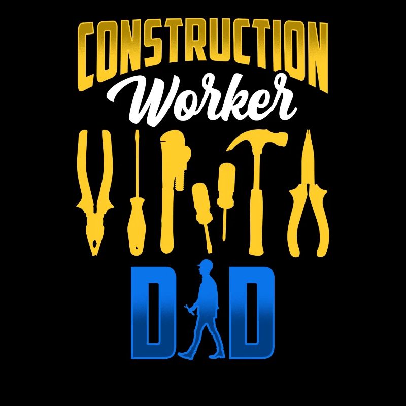 Construction Worker Father Construction Team Construction Site Teamwork